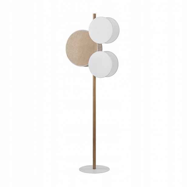 Stojací lampa vysoká Pulse 15W 3 zdroje E27 Bílá Tk Lighting