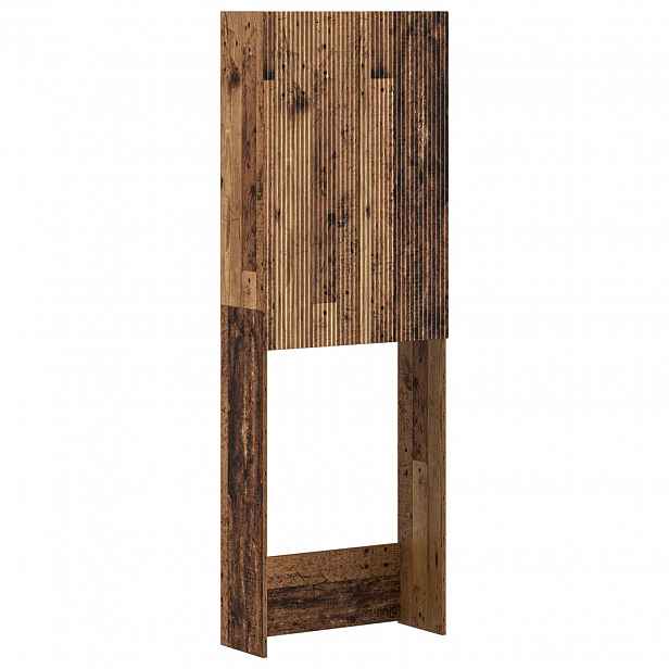 vidaXL Toaletní skříňka ARNHEM Staré dřevo 66 x 25,5 x 190 cm