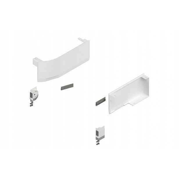 Blum 23K8000 Výklopná přední část Aventos Hk top, sada krytek bílá