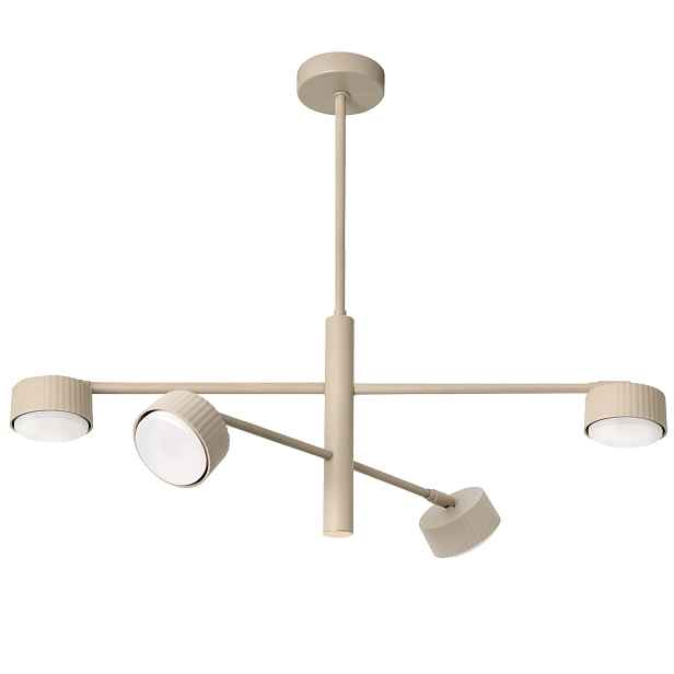 Moderní závěsná stropní lustrová lampa Led GX53 béžová do kuchyně obývacího pokoje