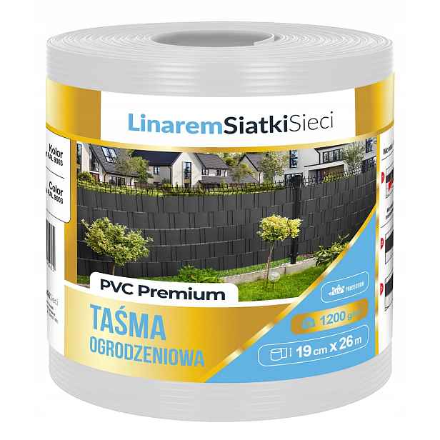 Stínící Panelové Pásy 19x26 m Premium 1200 g Bílá Na Plotové Panely Uv+