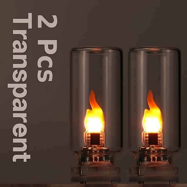 TEMU 2 ks USB LED noční světlo s simulací plamene svíčky, vytvářející kreativní atmosféru, vhodné do ložnice, auta a ideální jako dárky na večírky,