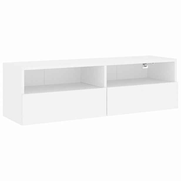 vidaXL Nástěnná TV skříňka bílá 100 x 30 x 30 cm kompozitní dřevo
