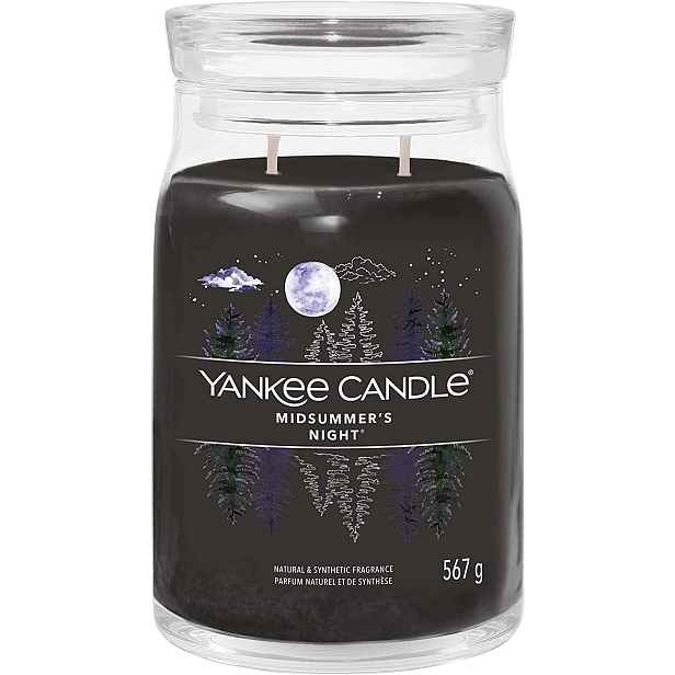 Yankee Candle vonná svíčka Signature ve skle velká Midsummer's Night 567 g