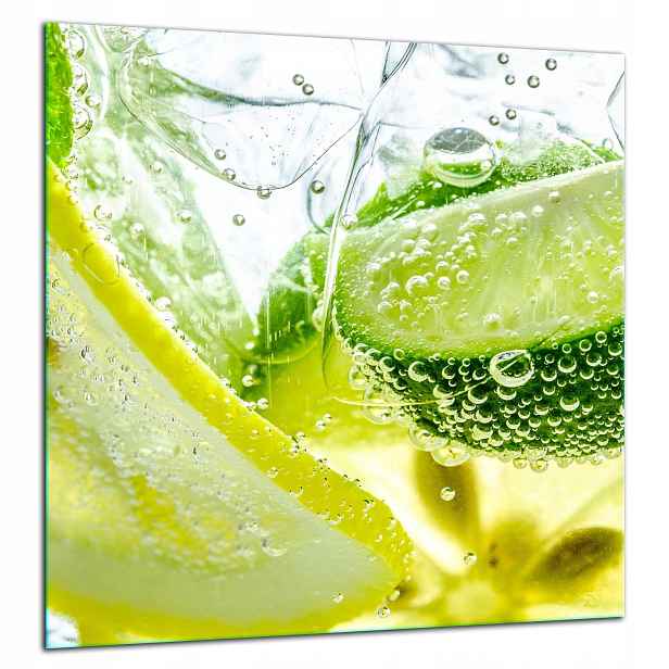 Skleněná Ochranná Deska Panel Lepidlo 60x65 Ovoce