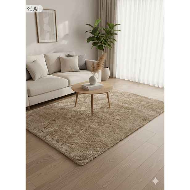 Koberec do obývacího pokoje 100 x 150 cm, vícebarevný, s měkkými štětinami