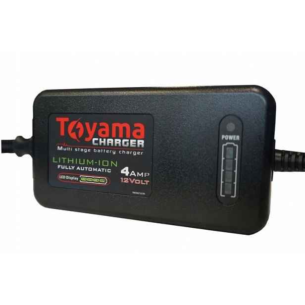 Automatická nabíječka pro usměrňovač Toyama Tbc 4A-12V Liion 3S lithium-iontová baterie
