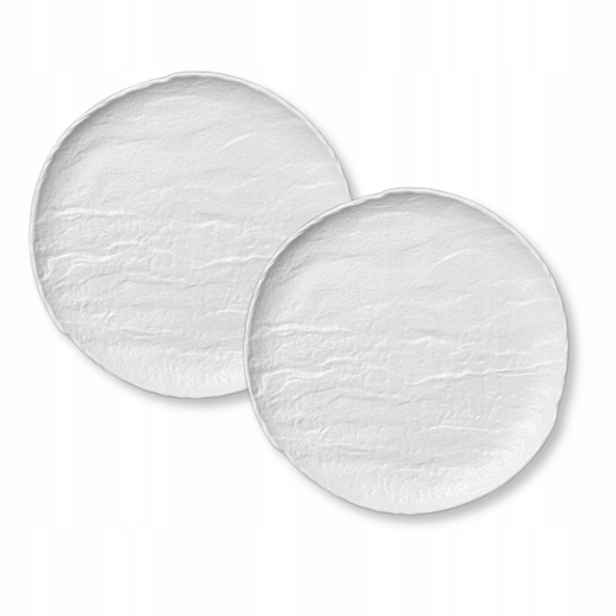 Jídelní talíř mělký Wilmax 28cm matný porcelán s imitací kamene