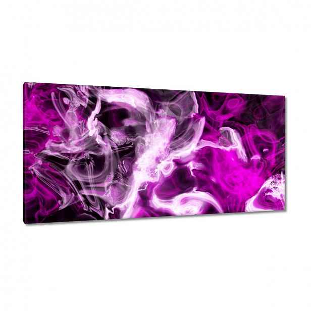 Obrazy 115x55 Fialové plameny