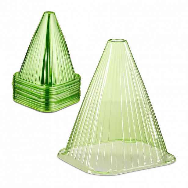 Relaxdays KRYT Zelený 80ks-sada PVC