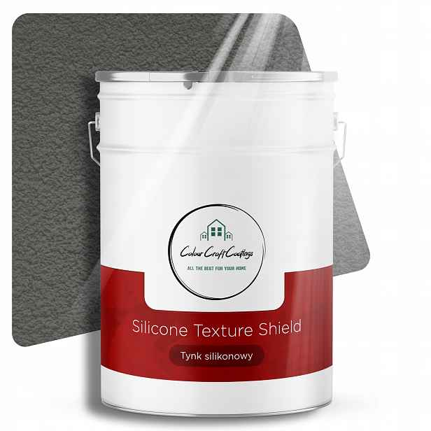 Silikonová omítka 1,5 mm Beránek Šedý Antracit 25 Kg F276