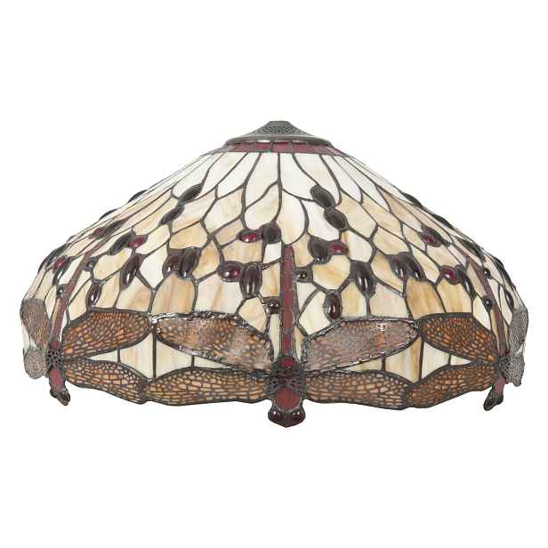 Stínidlo Tiffany Dragonfly yellow -  Ø 49*28 cm Clayre & Eef