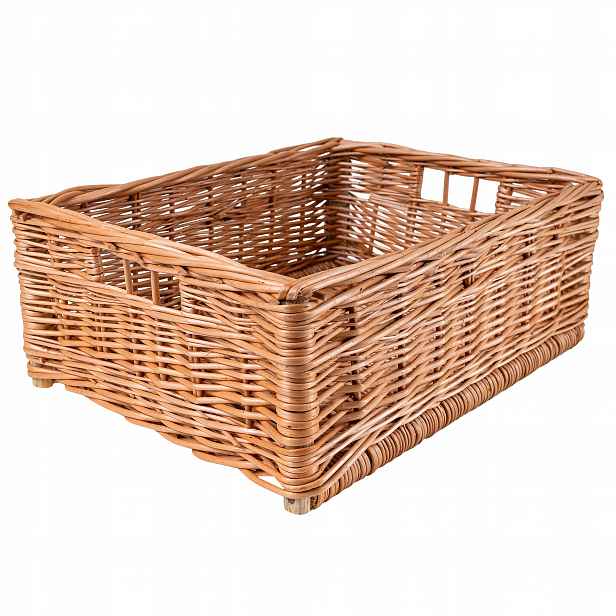 Proutěný box krabička koš kontejner pro skladování šuplík 40x30 cm