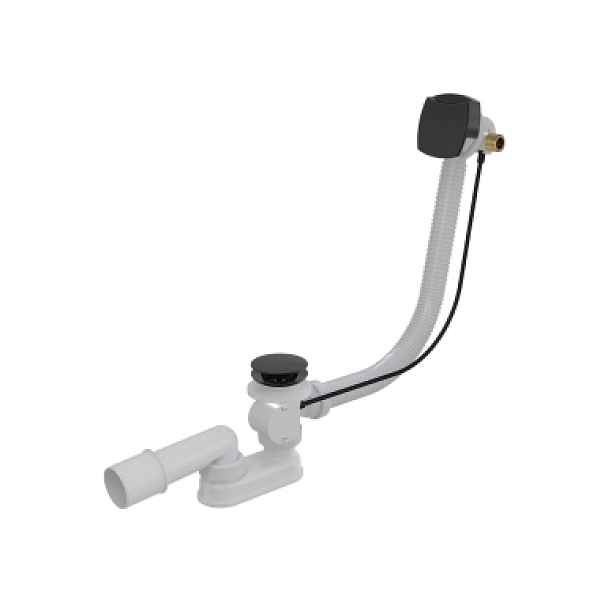 Santech Alca plast VÝPUSŤ ALCA S NAPOUŠTĚNÍM 80 cm ČERNÁ