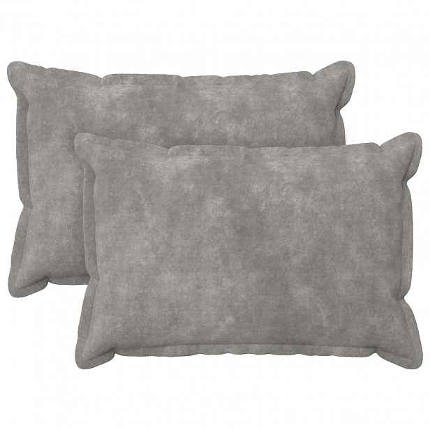 vidaXL Povlak na polštář 2 pcs HOUTEN Světle šedá 50 x 70 cm