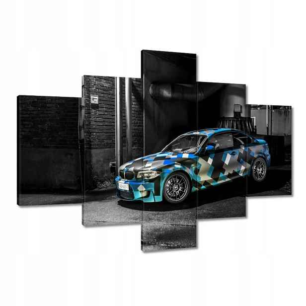 Obrazy 100x70 Tyrkysové Bmw