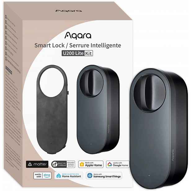 Aqara Smart Lock U200 Lite Barva: Černá