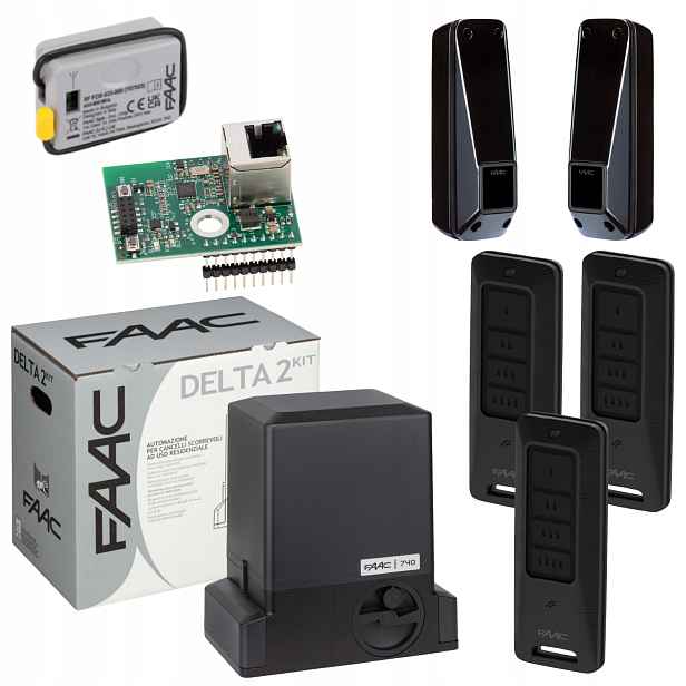 Faac DELTA2+ Smart WiFi Xwbl+ Pilot XT4 Fds 3ks pohon posuvné brány