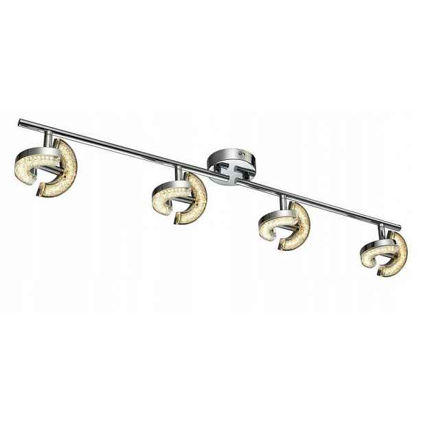 Stropní svítidlo chrom Semic Led 8x3W s nastavitelnou lištou Reality