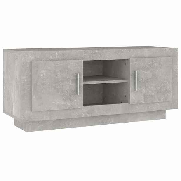 vidaXL TV skříňka betonově šedá 102 x 35 x 45 cm kompozitní dřevo