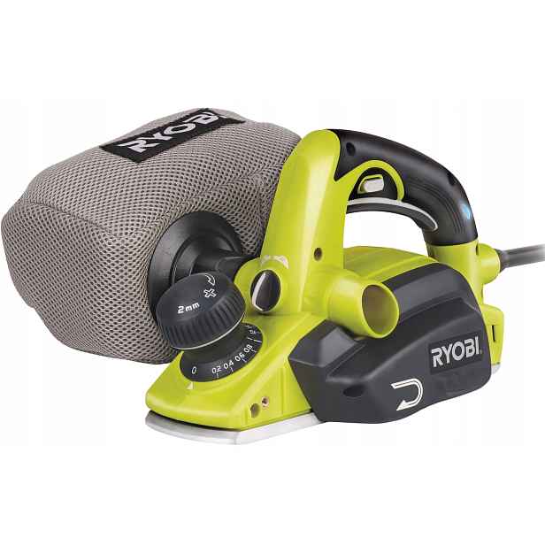 Ryobi Elektrický Hoblík Hebel Hoblovačka EPN7582NHG Kufr Dust Tech 750W