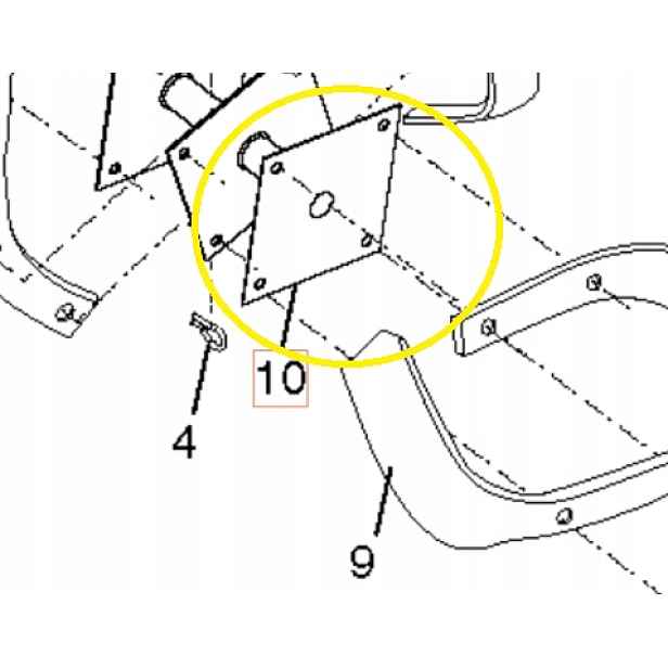 Držák CRT51 Husqvarna 581813701