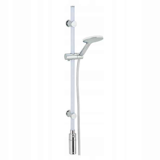 Led Sprchová Tyč 94 cm Sprchová Hlavice Hadice Wenko