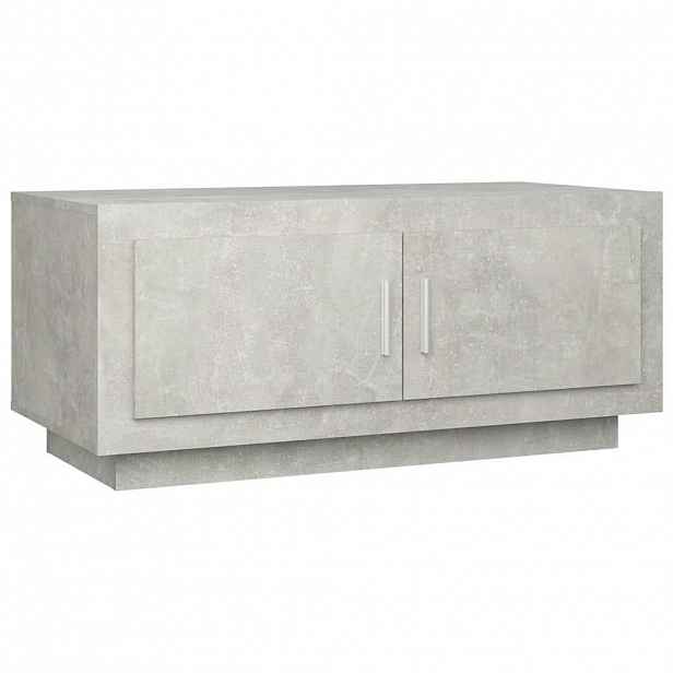 vidaXL Konferenční stolek betonově šedý 102x50x45 cm kompozitní dřevo