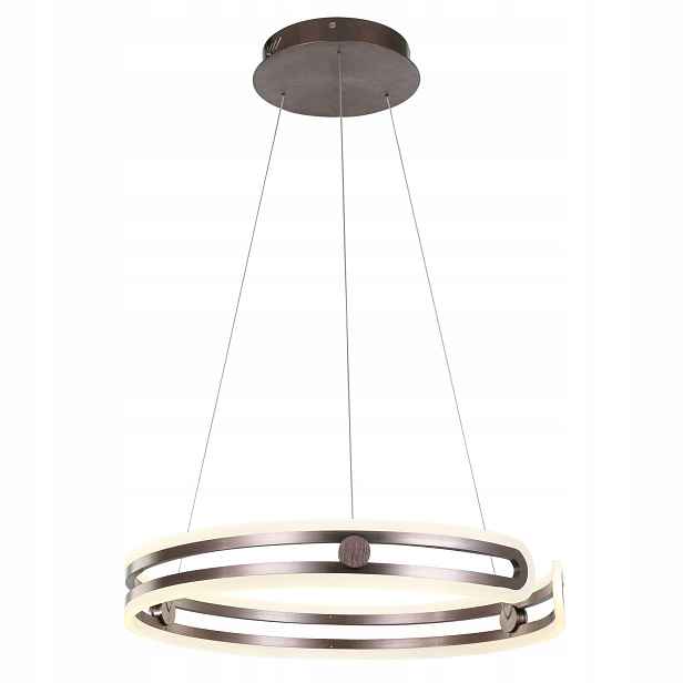 Závěsná lampa Italux Kiara Led moderní hnědá