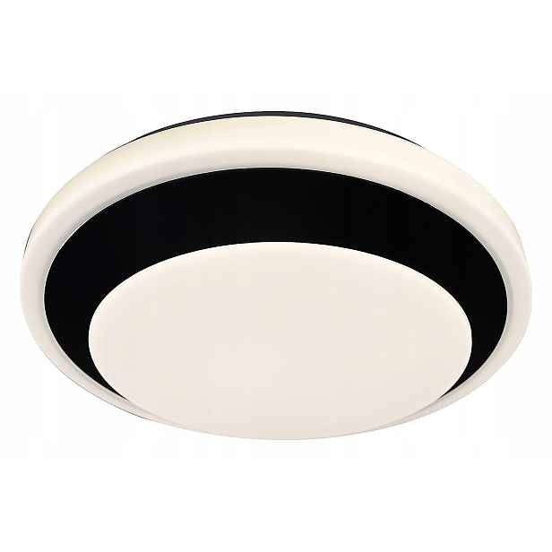 Stropní Svítidlo do obývacího pokoje černobílý kulatý Ø38.5 cm Led 24W B