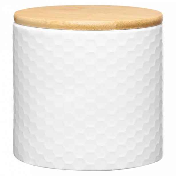 Dóza 670ml Bambus Víko Bílá 29508 Tuvo