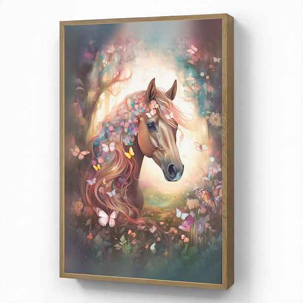 OnlyWow DOBÍJECÍ NOČNÍ LAMPIČKA Kůň - Příroda - Květiny - Motýli - Les 60x90 cm