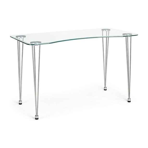 Pracovní stůl se skleněnou deskou 60x120 cm Rondo – Bizzotto