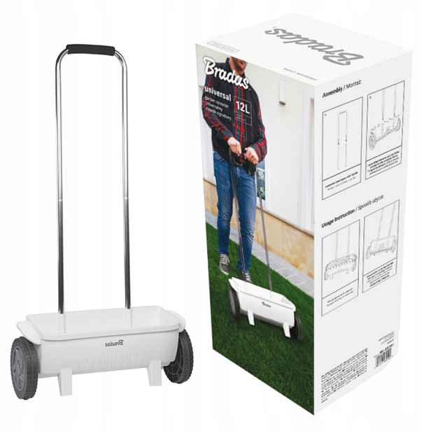 2x Univerzální zahradní secí stroj 12 l White Line Bradas 9400