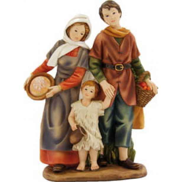 Figurka „Rodiče s dítětem“ – 10,5 cm vysoká/ pro figurky o výšce 11 cm