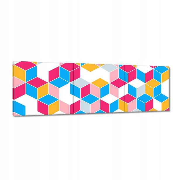 Obrazy 120x40 Barevné kostky