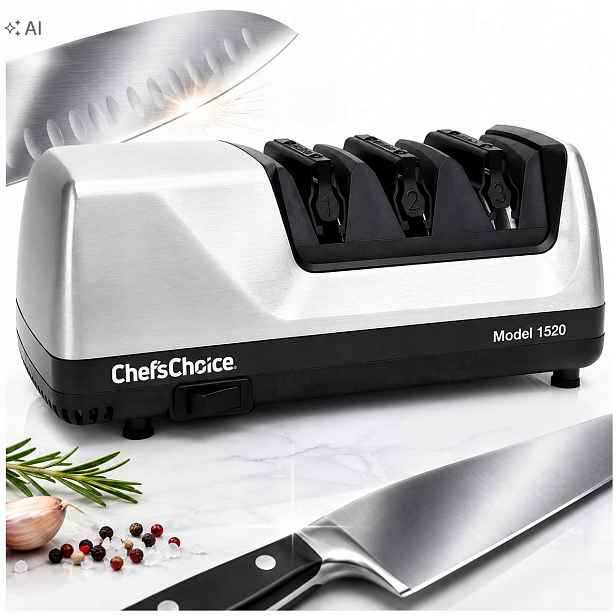 Chef's Choice M1520 profesionální brousek nožů, kovové pouzdro M1520-BM