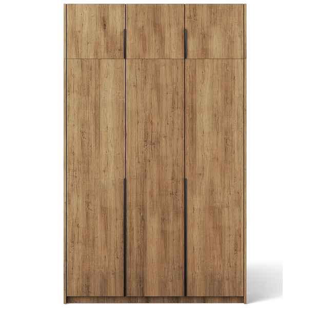 ADRK Šatní skříň s nástavcem Begma 150 cm dub Artisan