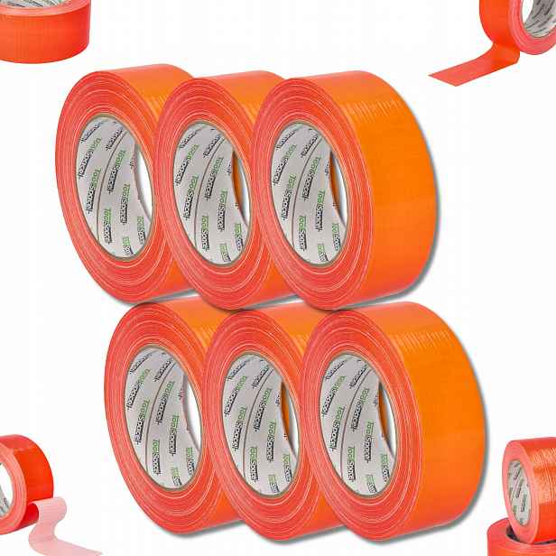 Fasádní Páska Omítací Páska 38MM/50M Oranžová kvalita 6 Ks