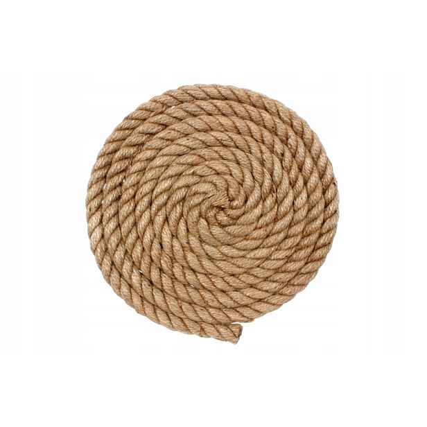 Přírodní jutové lano lodní dekorační 25mm 100MB