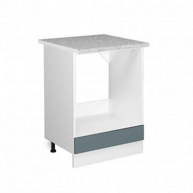 Vicco UNIVERZÁLNÍ ZÁKLADNÍ JEDNOTKA R-Line Modrošedá 60 cm s velkým výklenkem, s pracovní deskou
