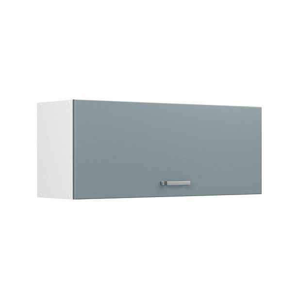 Vicco VĚŠÁK NA STĚNU R-Line, Modrošedá/Bílá, 100 cm Plochý