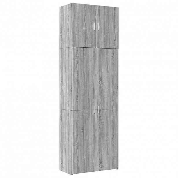 vidaXL Skříň highboard šedá sonoma 80 x 42,5 x 249 cm kompozitní dřevo