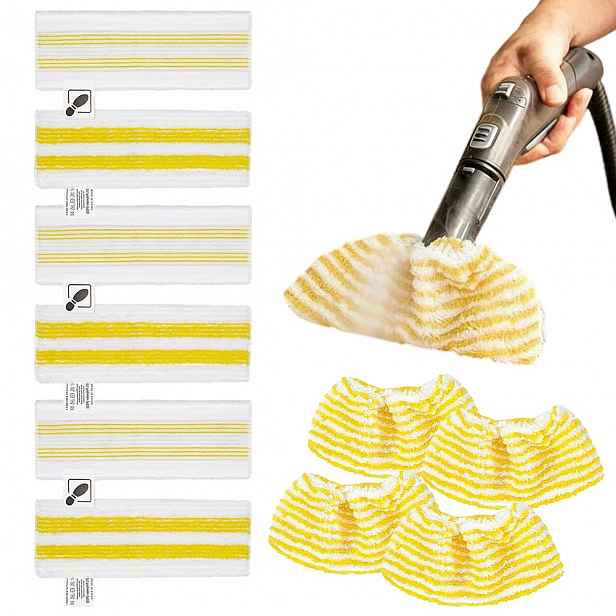 10X Příslušenství k parnímu čističi, vyměnitelné utěrky pro Karcher Sc 1,2,3,4,5