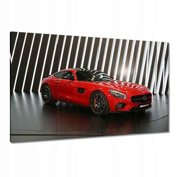 Obrazy 120x80 Červený Mercedes Amg