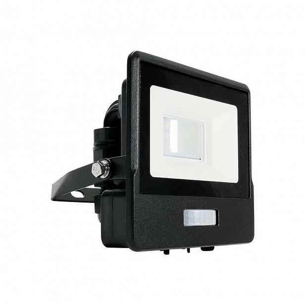 Led projektor V-tac 10W Samsung Chip senzor pohybu černý s manžetou VT-118S 30