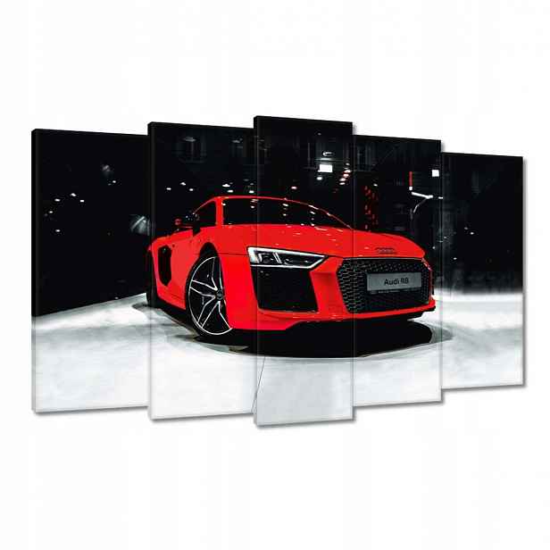 Obrazy 100x60 Červené Audi Audica R8