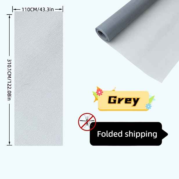 TEMU Odolná DIY síťka proti hmyzu pro domácí okna, dveře, zahrady a terasy | Bariérová síťka pro domácí mazlíčky zabraňující přístupu zvířat přes