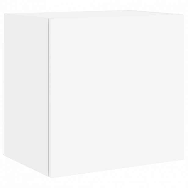 vidaXL Nástěnná TV skříňka bílá 40,5 x 30 x 40 cm kompozitní dřevo