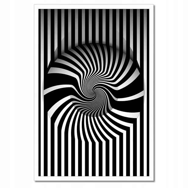 Plakáty v rámu 40x60 Abstrackja černobílá